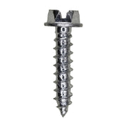 12 x 1" Slotted Hex Washer Head Tapping Screw Zinc
