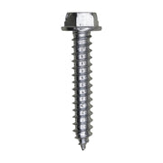 12 x 1-1/4" Slotted Hex Washer Head Tapping Screw Zinc