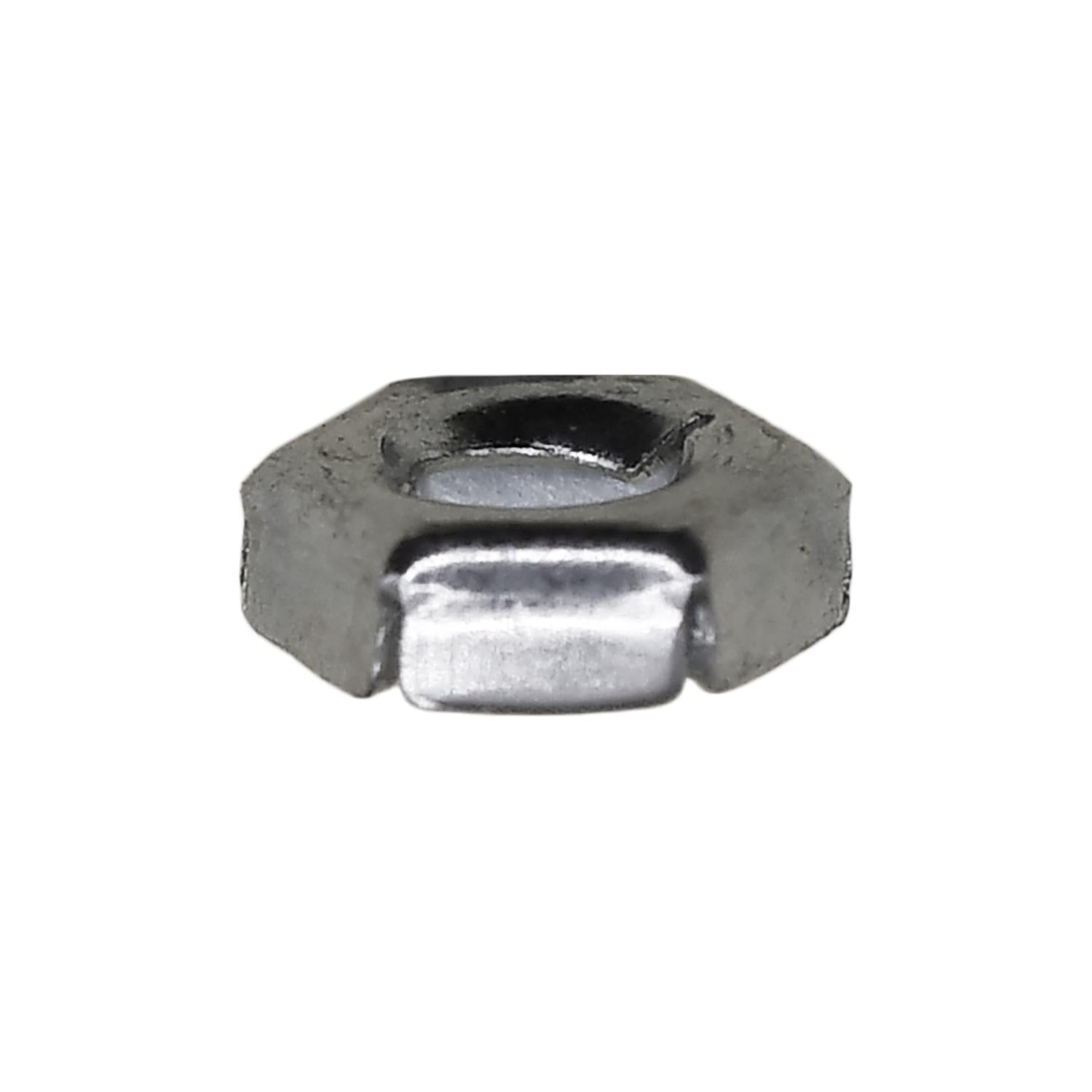 Thread Cutting Nut 1/8" Stud Size 1/4" Hex