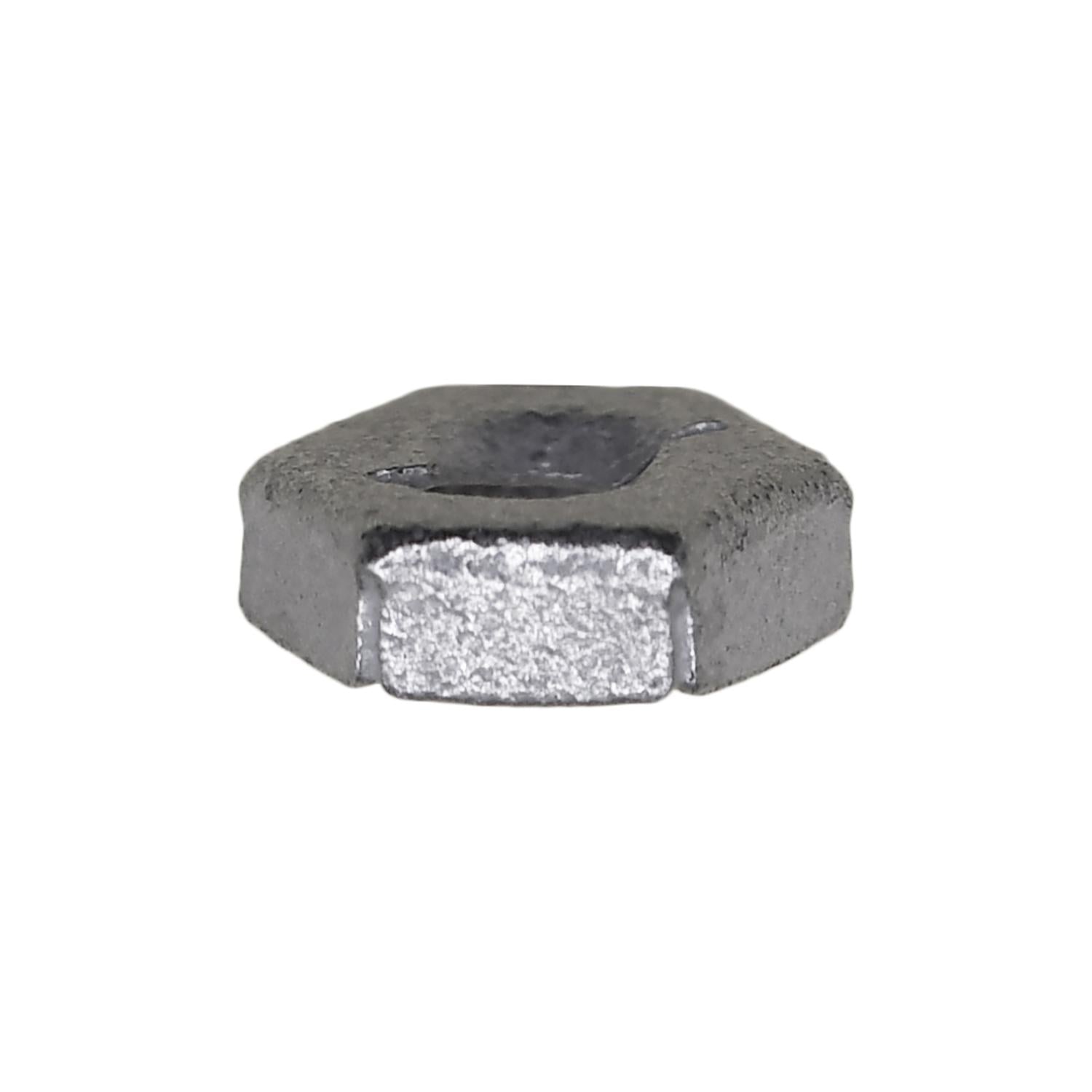 Thread Cutting Nut 1/8" Stud Size 5/16" Hex