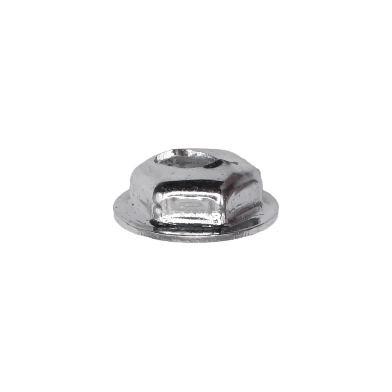 Thread Cutting Nut 1/8" Stud Size 7/16" Washer Diameter