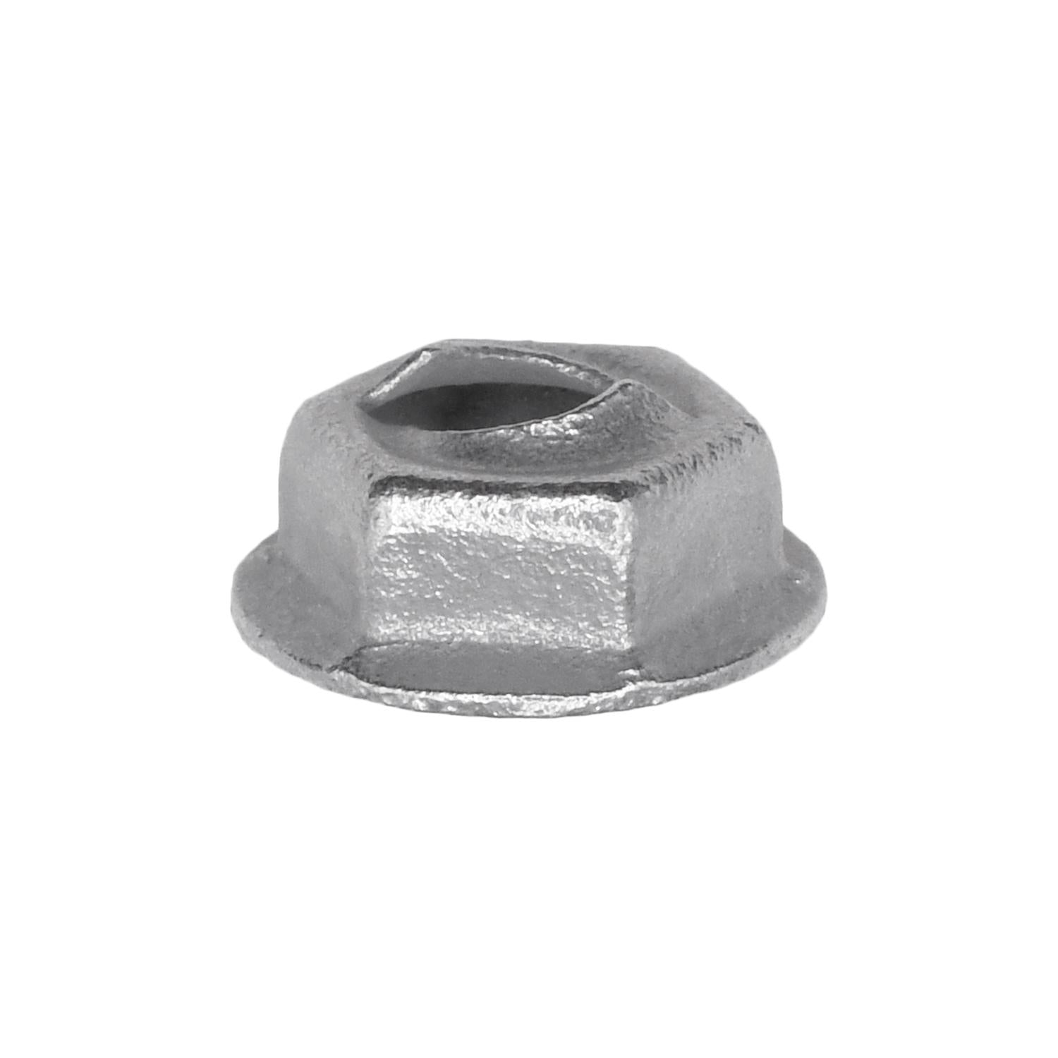 Thread Cutting Nut 3/16" Stud Size 1/2" Washer Diameter
