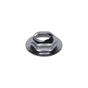 Thread Cutting Nut 1/4" Stud Size 11/16" Washer Diameter