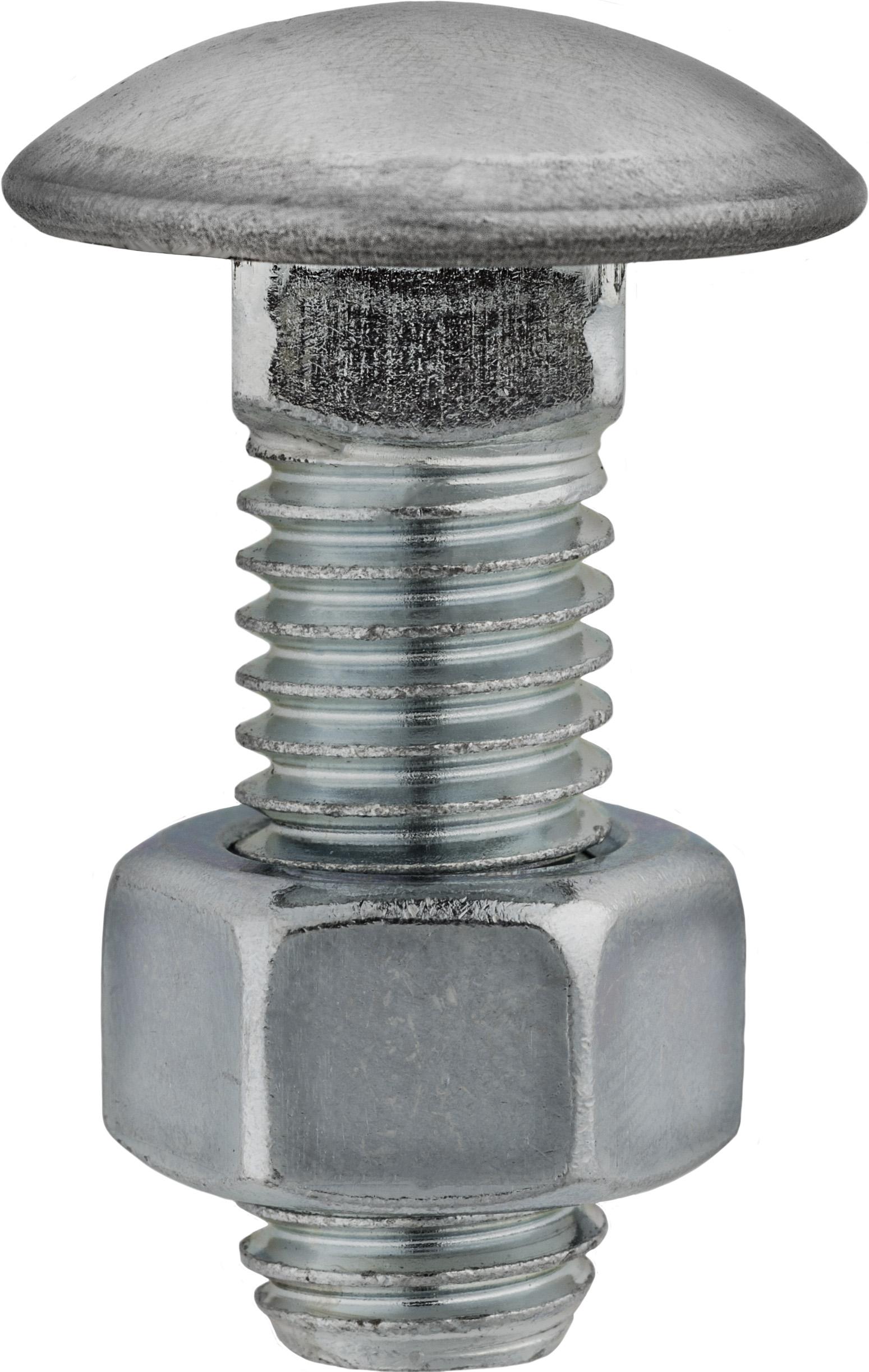 Bumper Bolt And Hex Nut 3/8"-16 x 1
