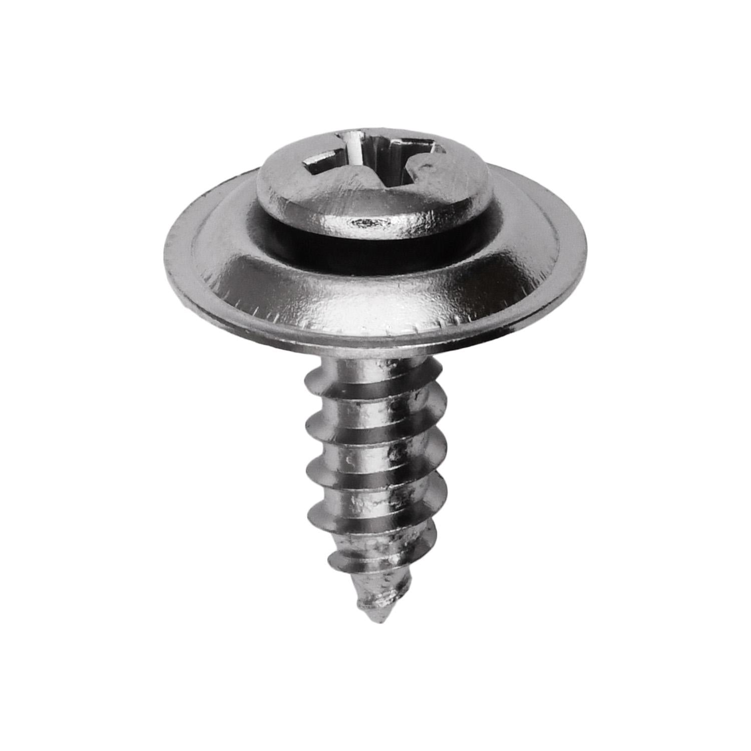 10 x 5/8" #8 Head Phillips Oval Head Sems Washer Tapping Screw