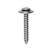 10 x 1-1/4" #8 Head Phillips Oval Head Sems Washer Tapping Screw