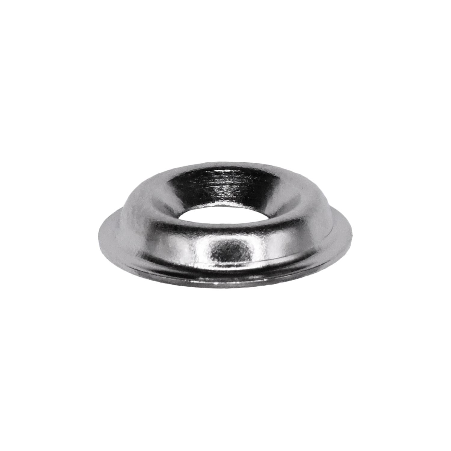 #6 Flanged Countersunk Washer Nickel/Brass