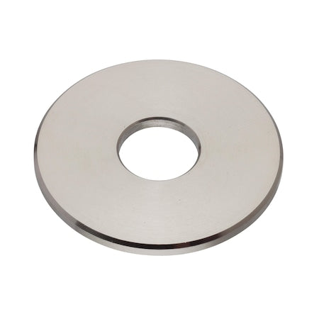 Flat Washer, For Screw Size 7/16 in ,Stainless Steel Plain Finish, 5 PK