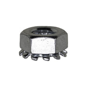 1/4"-20 Hex Keps Lock Washer And Nut Zinc