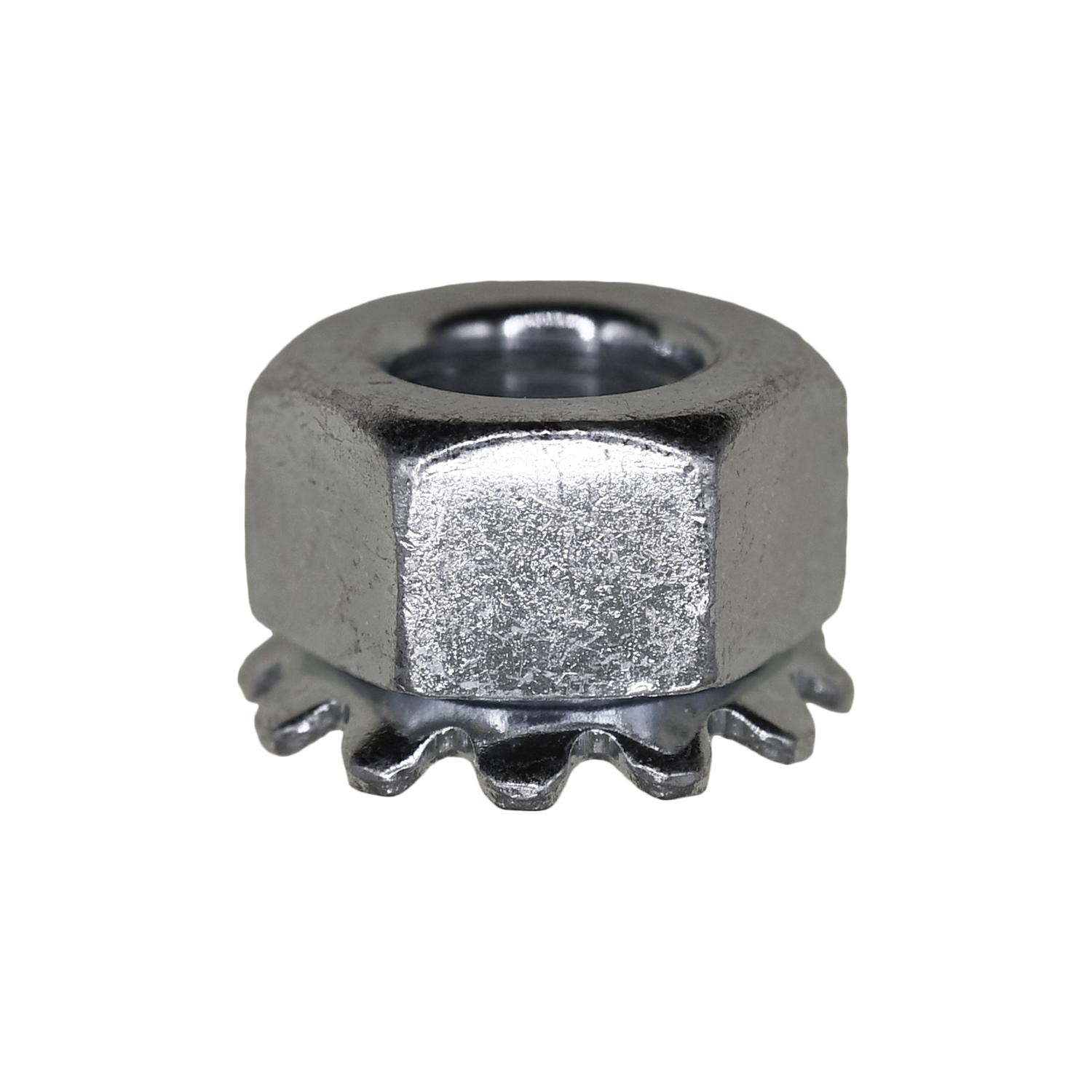 5/16"-24 Hex Keps Lock Washer And Nut Zinc