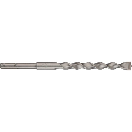 3/8x12IN HSS Carbide-Tipped 118 Degree SDS-Plus 2-Flute Masonry Drill Cle-Line 1821 Sand Blasted RHS/RHC