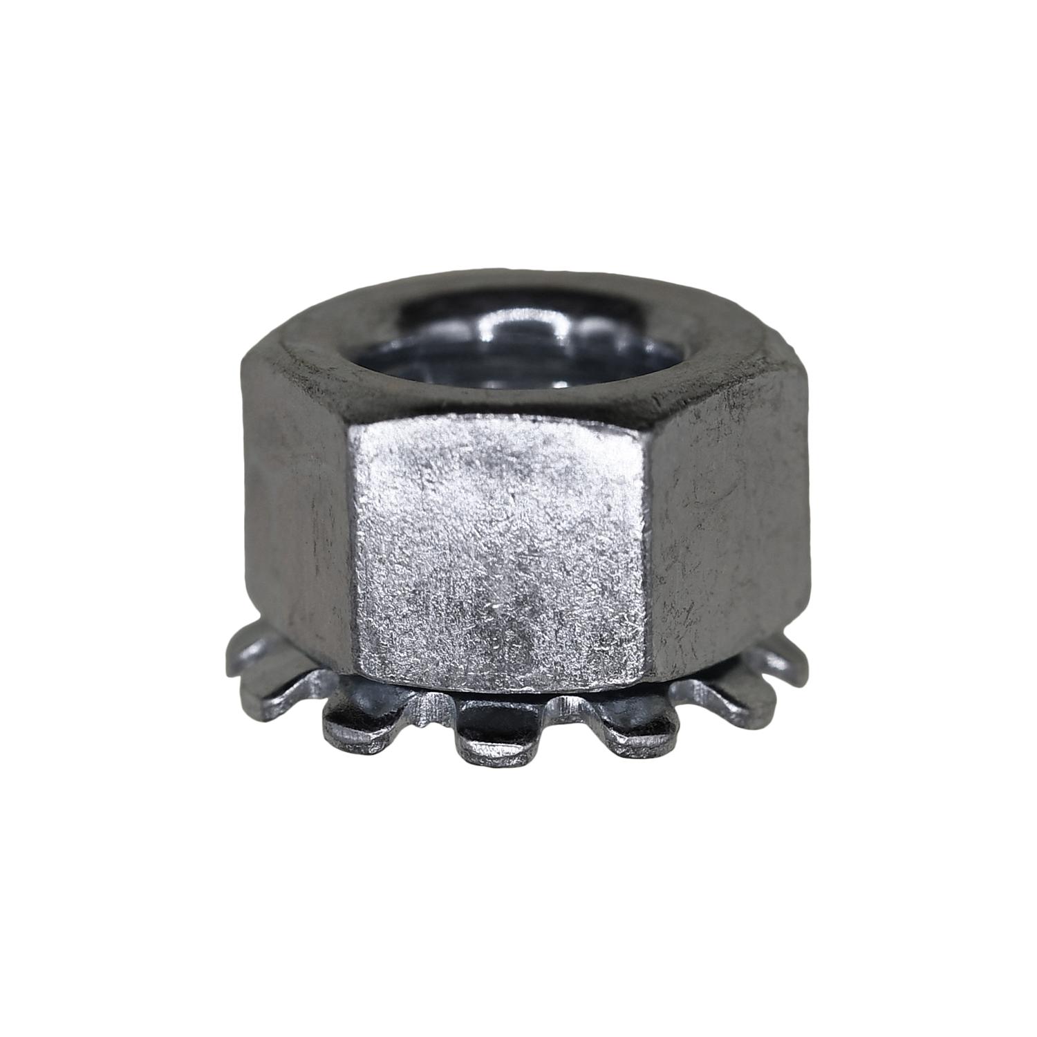 3/8"-16 Hex Keps Lock Washer And Nut Zinc