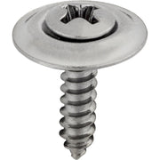 6 x 5/8" Phillips Oval Sems Countersunk Washer Tapping Screw