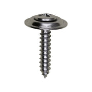 6 x 3/4" Phillips Oval Sems Countersunk Washer Tapping Screw