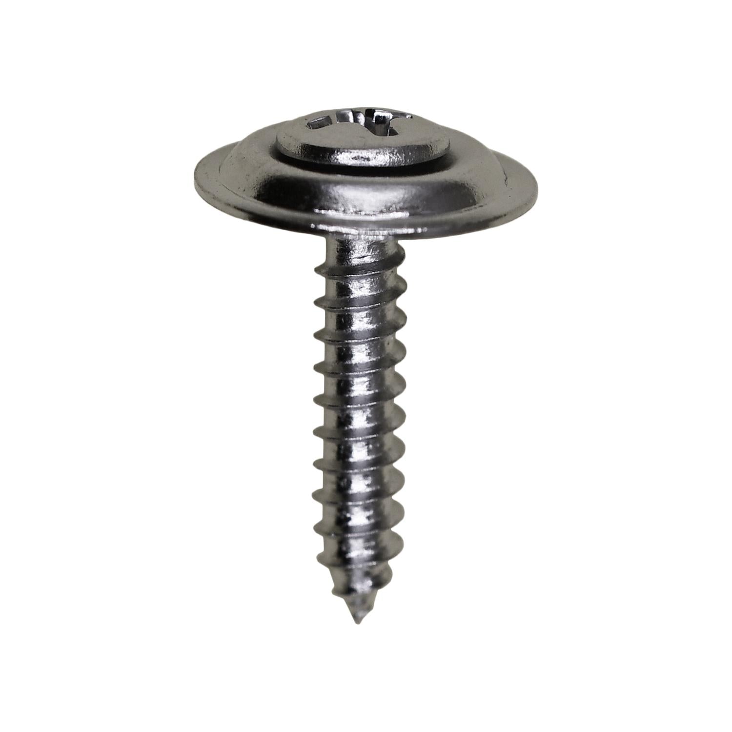 6 x 3/4" Phillips Oval Sems Countersunk Washer Tapping Screw