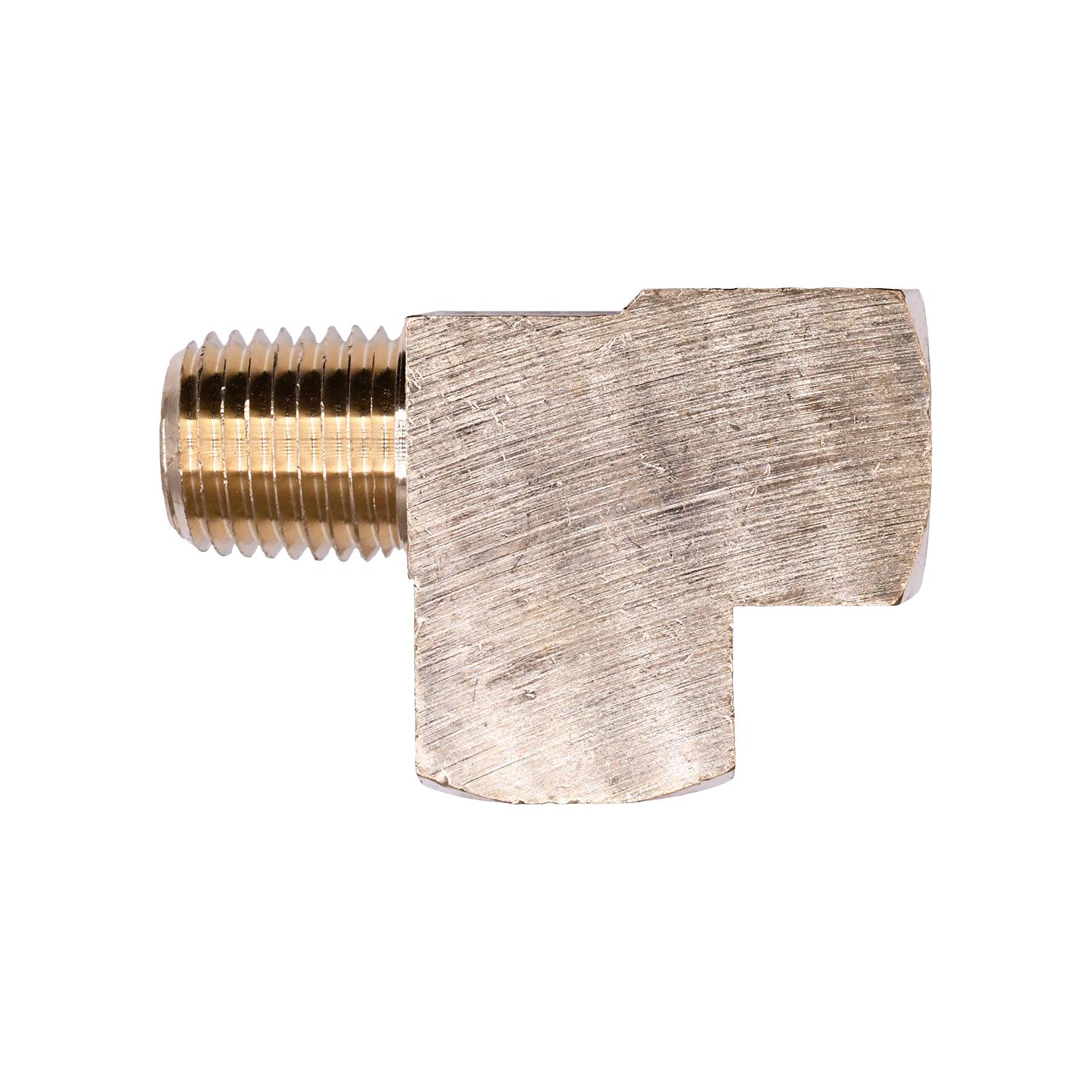 Brass Street Tee 1/4" Pipe Threads