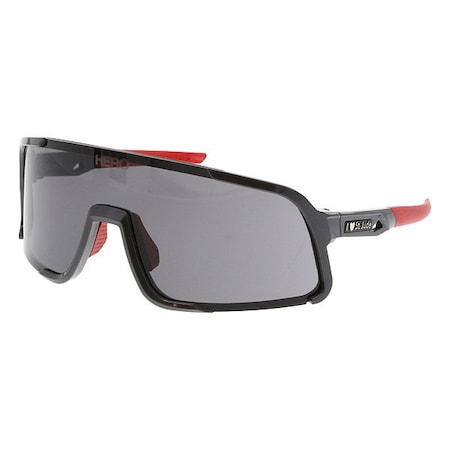Hulk HK4, Safety Glasses, MAX6 Anti-Fog, Gray Lens, Gun Metal Frame, Full-Frame
