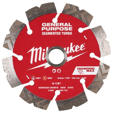 DiamondSawBlade,Diam:4.5",Arbor:5/8"