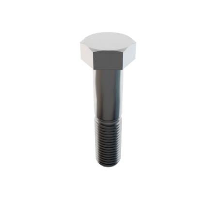 18-8, 1-3/8"-6 Hex Head Cap Screw, Plain Stainless Steel, 6 in L