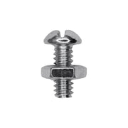 Round Head Stove Bolt with Hex Nut 3/16" x 1/2"