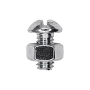 Round Head Stove Bolt with Hex Nut 1/4" x 1/2"