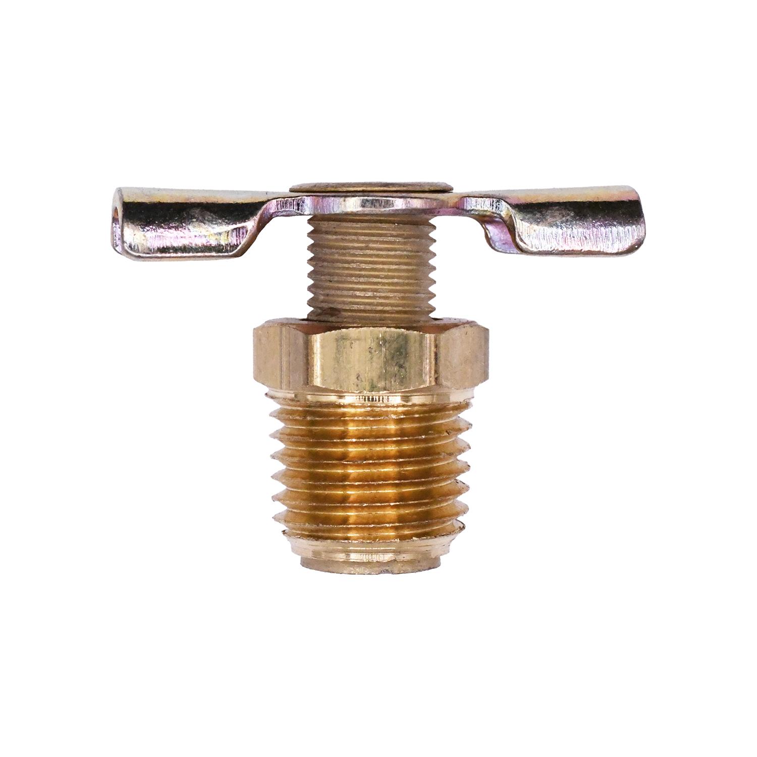 Brass External Seat Drain Cock Valve 1/4" Pipe