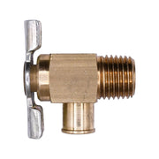 Brass Angle Bib Drain Cock 1/4" Pipe