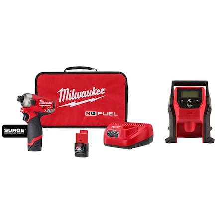 M12 FUEL SURGE Driver Kit + M12 Inflator