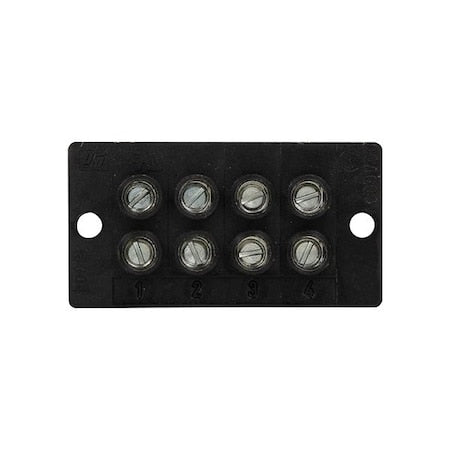 Barrier Terminal Strip, 600 V, 4 Poles