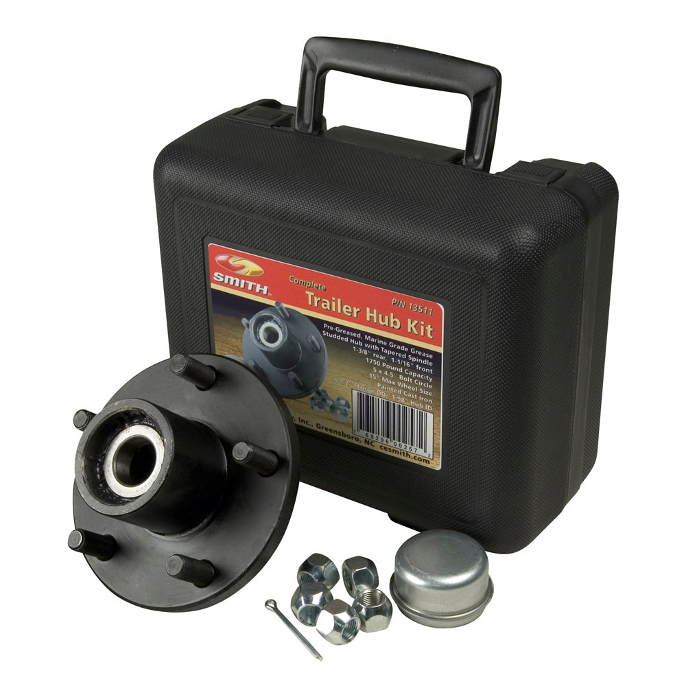 Trailer Hub Kit Package 1-1/16" Stud 5 x 4-1/2