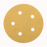Paper Disc, 5" Dia, 5 Hole, Silicon Carbide, P400 Grit, Open Coat Type