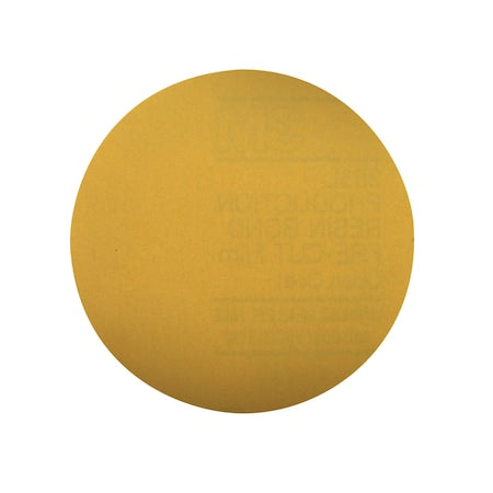 Paper Disc, 5" Dia, Non-Vacuum, Silicon Carbide, P400 Grit, Open Coat Type