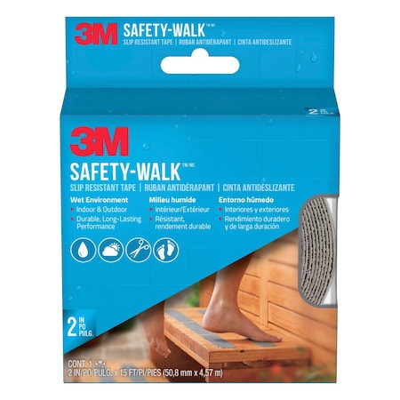 Home and Recreation Tread Mineral Gray, 2" W x 180" L