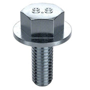Class 8.8, M12-1.75 Flange Bolt, Zinc Plated Steel, 30 mm L, 50 PK