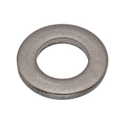 Flat Washer, For Screw Size 1/4 in ,Stainless Steel Plain Finish, 10 PK