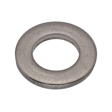 Flat Washer, For Screw Size 1/4 in ,Stainless Steel Plain Finish, 10 PK