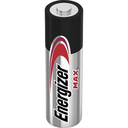 Energizer Max AA Alkaline Battery, 1.5V DC, PK4