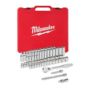 3/8" Drive 56pc Ratchet & Socket Set - SAE & Metric