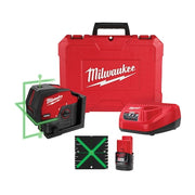 M12 Green Cross Line & Plumb Points Laser Kit