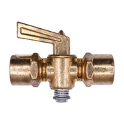 Brass Ground Plug Shutoff Valve Cock 1/4" Pipe