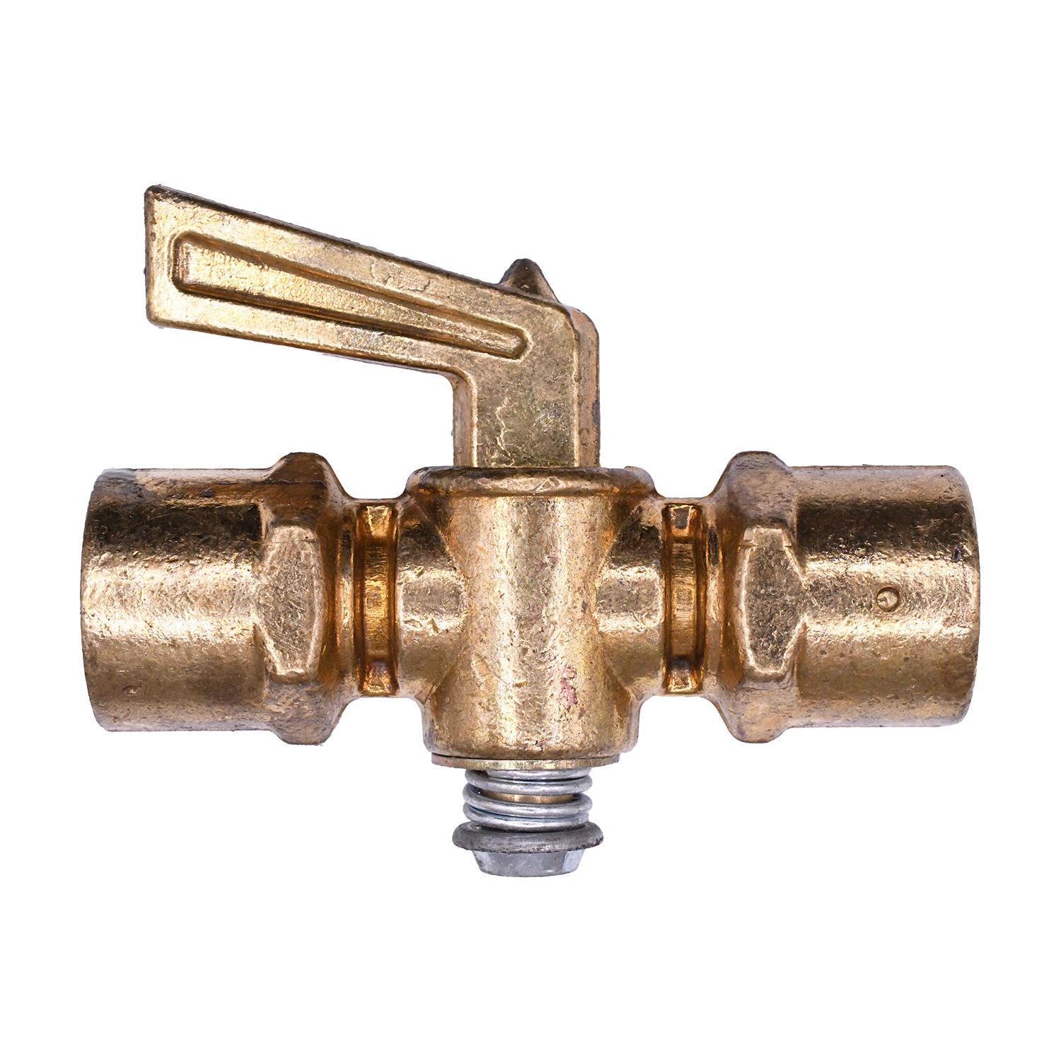 Brass Ground Plug Shutoff Valve Cock 1/4" Pipe