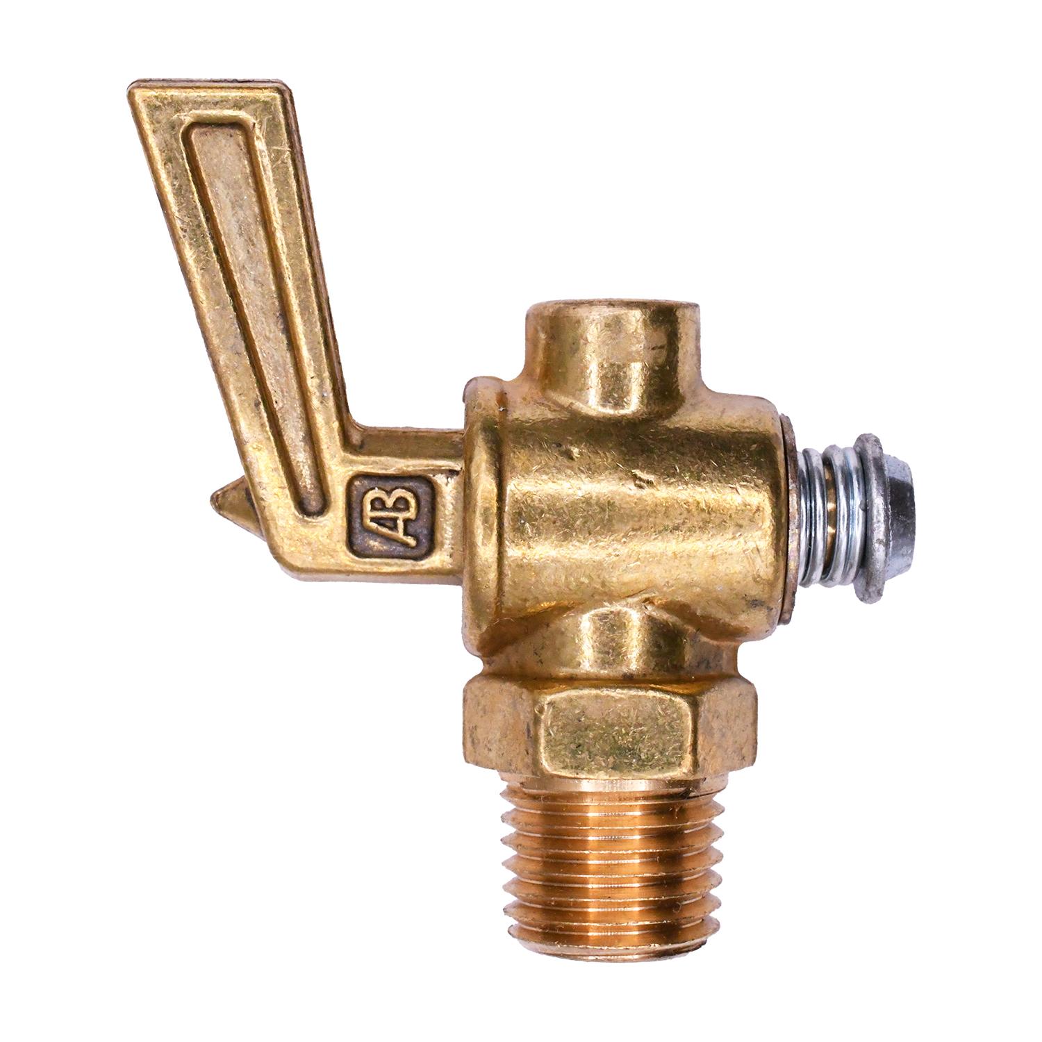 Brass Ground Plug Drain Cock 1/4" Pipe