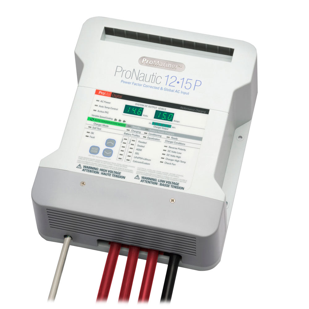 ProNautic 1215P 15 Amp 3 Bank Battery Charger