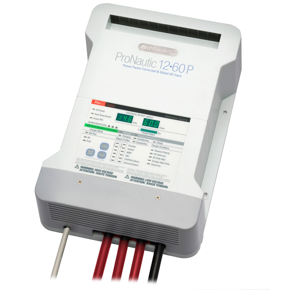 ProNautic 1260P 60 Amp 3 Bank Battery Charger