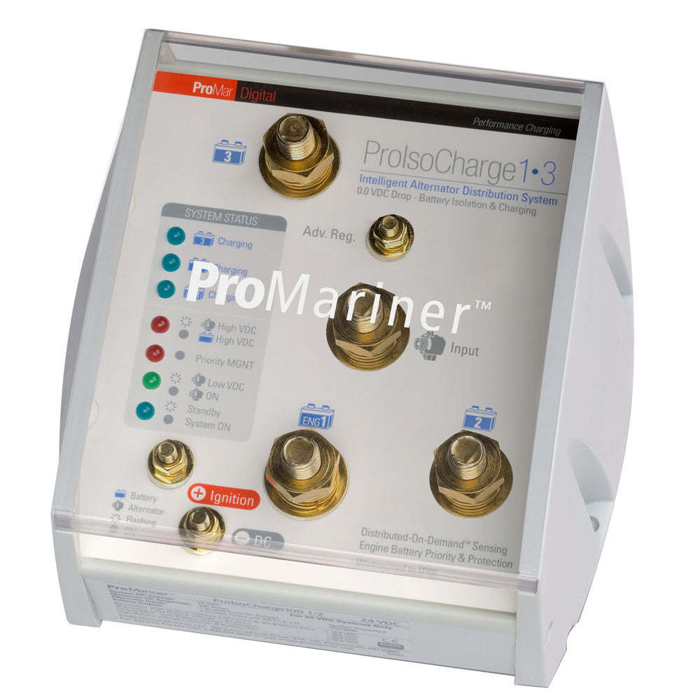 ProIsoCharge Battery Isolator 120Amp 1-Alt 3-Bat - 12V