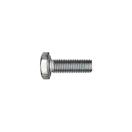 Grade 5, 3/4"-10 Hex Head Cap Screw, Zinc Plated Steel, 2-1/4 in L, 5 PK