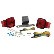 Submersible LED Kit,Square,Black/Red