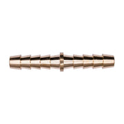 Brass Barbed Hose Coupler 1/4"