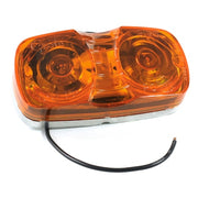 Marker Lamp,Die Cast,Square Corner,Ylw