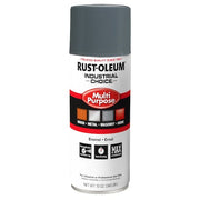 Spray Paint, Universal Gray, Gloss, Solvent, 12 oz